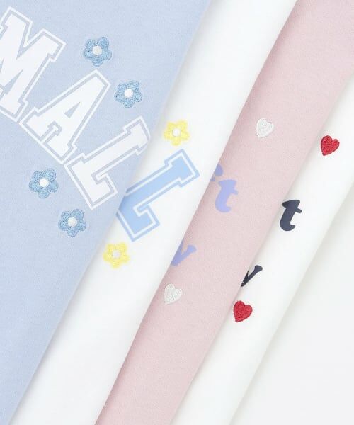 minimal / ミニマル Tシャツ | 【綿100%】ハート＆フラワー長袖Tシャツ | 詳細11