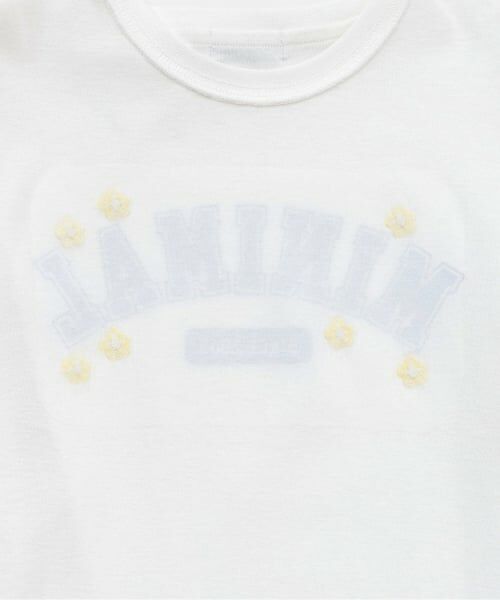 minimal / ミニマル Tシャツ | 【綿100%】ハート＆フラワー長袖Tシャツ | 詳細4