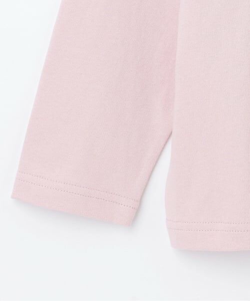 minimal / ミニマル Tシャツ | 【綿100%】ハート＆フラワー長袖Tシャツ | 詳細5