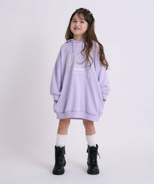 minimal / ミニマル ミニ丈・ひざ丈ワンピース | 【吸水速乾】パーカーワンピース | 詳細1