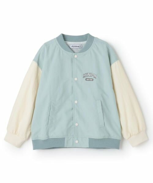 minimal / ミニマル ブルゾン | 【撥水】裏メッシュスタジャン（エメラルド グリーン）