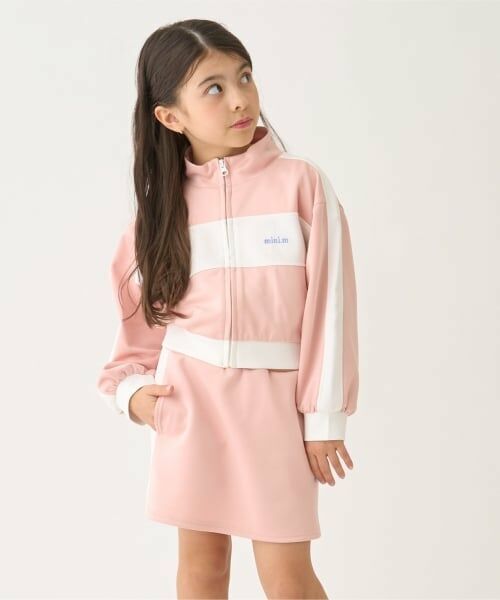 minimal / ミニマル カーディガン・ボレロ | 【吸水速乾】トラックジャケット・スカートセット（ピンク）
