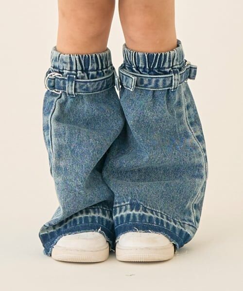 minimal / ミニマル レッグウォーマー | デニムレッグカバー（ブルー）