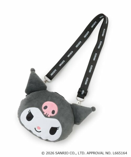 minimal / ミニマル ショルダーバッグ | 【サンリオキャラクターズ】フェイスショルダーバッグ（黒）