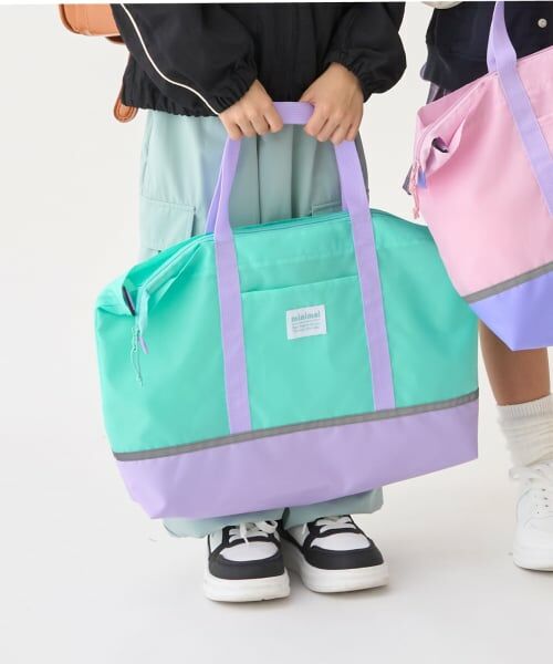 minimal / ミニマル トートバッグ | 【DailyME/撥水】お道具箱・レッスンバッグ（エメラルド グリーン）