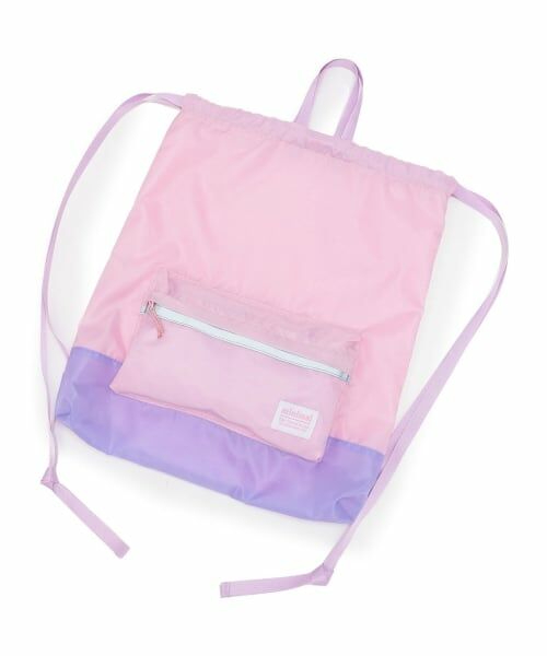 minimal / ミニマル リュック・バックパック | 【DailyME/撥水】体操着・ランドセルの上から背負えるナップサック（ピンク）