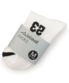 minimal / ミニマル ソックス | ナンバークルーソックス