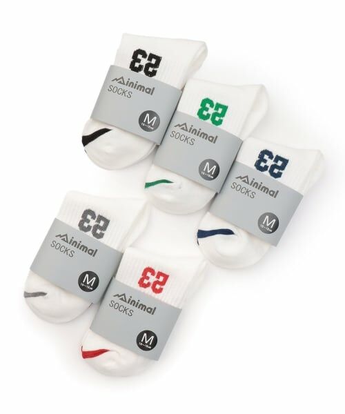 minimal / ミニマル ソックス | ナンバークルーソックス | 詳細5