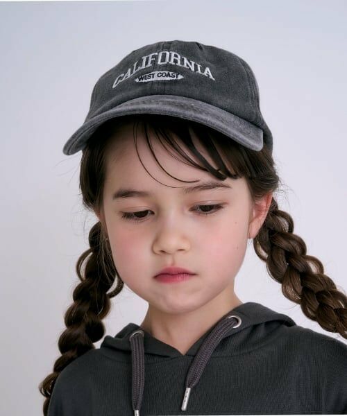 minimal / ミニマル キャップ | ウォッシュ加工キャップ（黒）