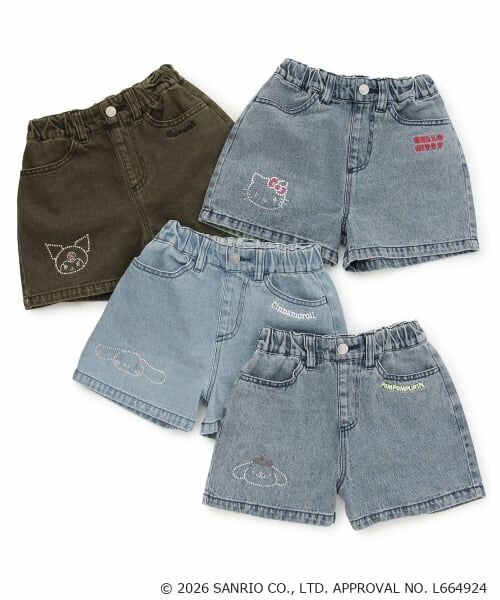 minimal / ミニマル ショート・ハーフ・半端丈パンツ | 【サンリオキャラクターズ】デニムショートパンツ | 詳細25