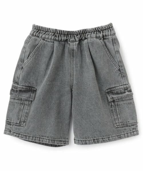 minimal / ミニマル ショート・ハーフ・半端丈パンツ | デニムハーフパンツ（黒）