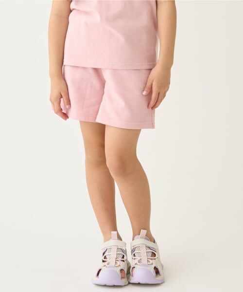 minimal / ミニマル ショート・ハーフ・半端丈パンツ | 【DailyME】綿100%スウェットショートパンツ(ピンク)