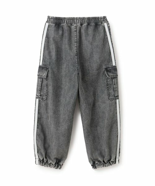 minimal / ミニマル その他パンツ | 【裾ゴム仕様】ライン入りデニムカーゴパンツ | 詳細12