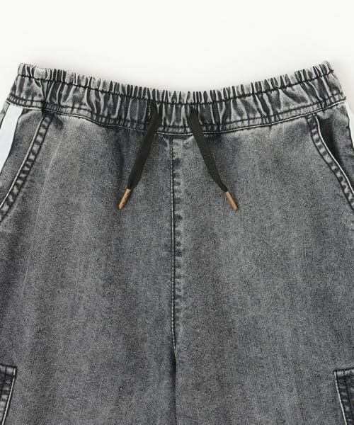 minimal / ミニマル その他パンツ | 【裾ゴム仕様】ライン入りデニムカーゴパンツ | 詳細13