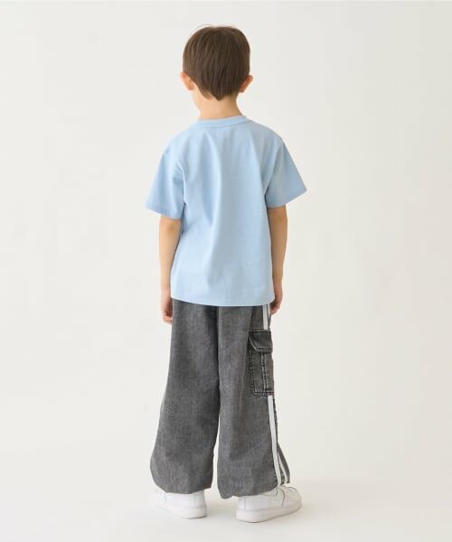 minimal / ミニマル その他パンツ | 【裾ゴム仕様】ライン入りデニムカーゴパンツ | 詳細5