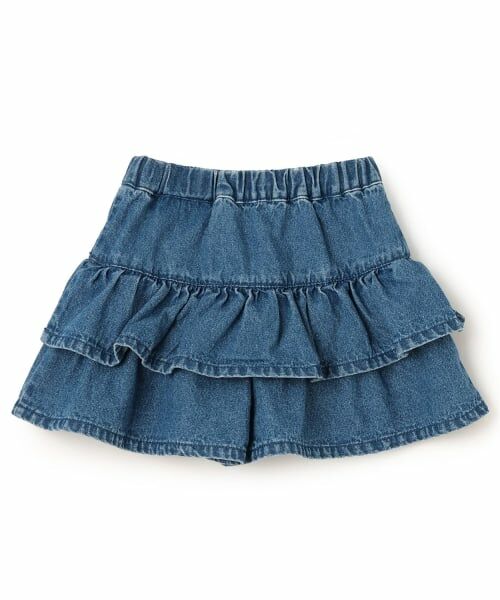 minimal / ミニマル ミニ・ひざ丈スカート | デニムティアードスカパン | 詳細7