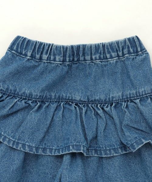 minimal / ミニマル ミニ・ひざ丈スカート | デニムティアードスカパン | 詳細8