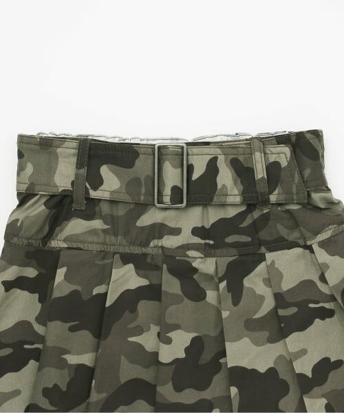 minimal / ミニマル ショート・ハーフ・半端丈パンツ | 【インナーパンツつき】ベルトつきデニムスカート | 詳細2