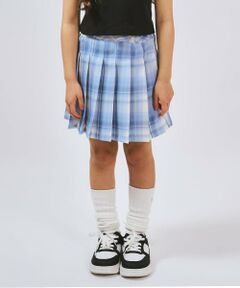 minimal / ミニマル ミニ・ひざ丈スカート | 【インナーパンツつき】チェックプリーツスカート