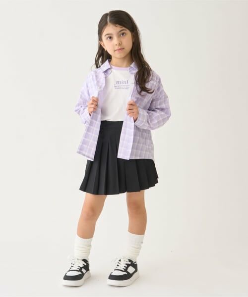 minimal / ミニマル シャツ・ブラウス | 【インナーセット】長袖チェックシャツ | 詳細1