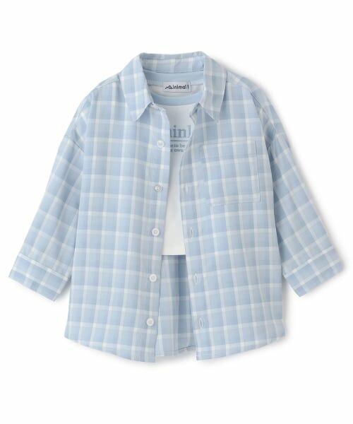 minimal / ミニマル シャツ・ブラウス | 【インナーセット】長袖チェックシャツ | 詳細17