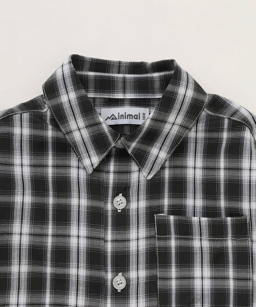 minimal / ミニマル シャツ・ブラウス | 【インナーセット】長袖チェックシャツ | 詳細19