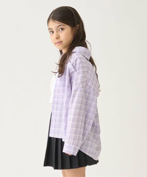minimal / ミニマル シャツ・ブラウス | 【インナーセット】長袖チェックシャツ | 詳細5