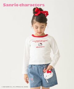 minimal / ミニマル Tシャツ | 【サンリオキャラクターズ/C100】リンガー長袖Tシャツ