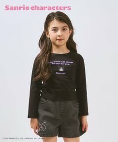 minimal / ミニマル Tシャツ | 【サンリオキャラクターズ/C100】リンガー長袖Tシャツ