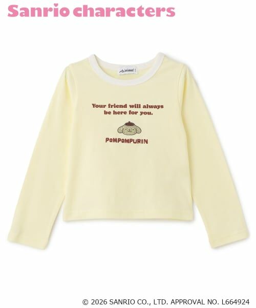 minimal / ミニマル Tシャツ | 【サンリオキャラクターズ/C100】リンガー長袖Tシャツ | 詳細13