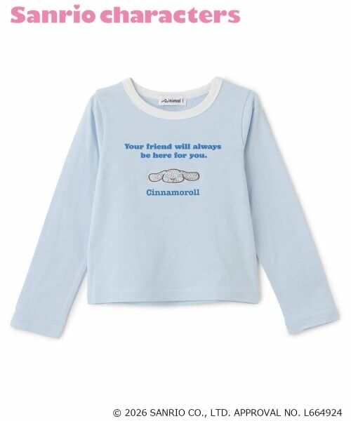 minimal / ミニマル Tシャツ | 【サンリオキャラクターズ/C100】リンガー長袖Tシャツ | 詳細14