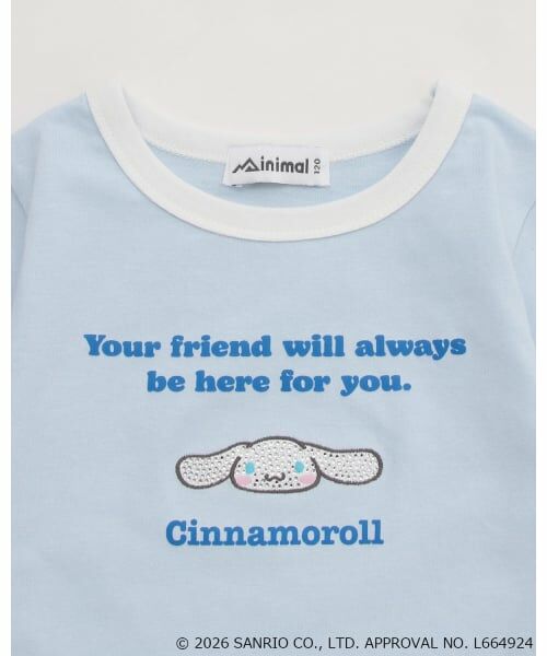 minimal / ミニマル Tシャツ | 【サンリオキャラクターズ/C100】リンガー長袖Tシャツ | 詳細17