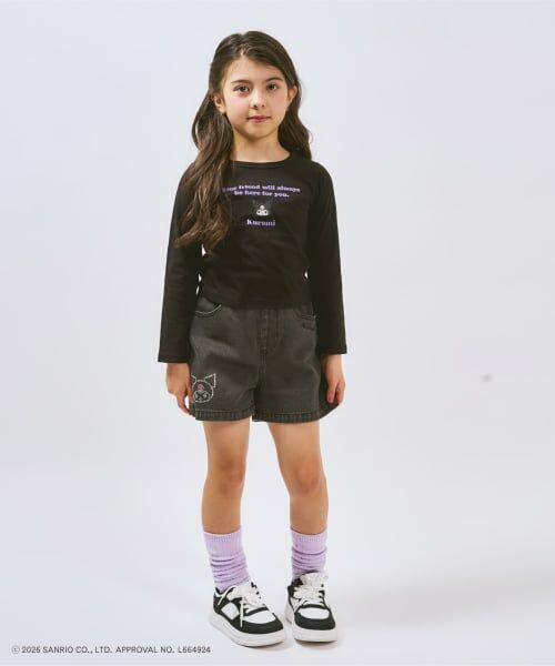 minimal / ミニマル Tシャツ | 【サンリオキャラクターズ/C100】リンガー長袖Tシャツ | 詳細4