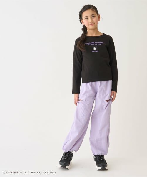 minimal / ミニマル Tシャツ | 【サンリオキャラクターズ/C100】リンガー長袖Tシャツ | 詳細5