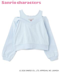 minimal / ミニマル Tシャツ | 【サンリオキャラクターズ/100】肩アキ長袖Tシャツ