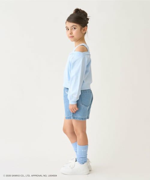 minimal / ミニマル Tシャツ | 【サンリオキャラクターズ/100】肩アキ長袖Tシャツ | 詳細12