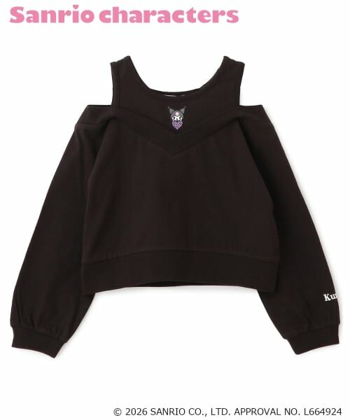 minimal / ミニマル Tシャツ | 【サンリオキャラクターズ/100】肩アキ長袖Tシャツ | 詳細17