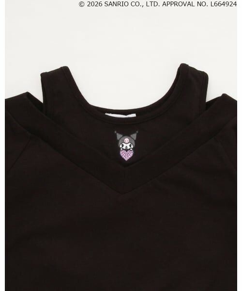 minimal / ミニマル Tシャツ | 【サンリオキャラクターズ/100】肩アキ長袖Tシャツ | 詳細19