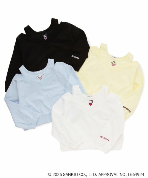 minimal / ミニマル Tシャツ | 【サンリオキャラクターズ/100】肩アキ長袖Tシャツ | 詳細27