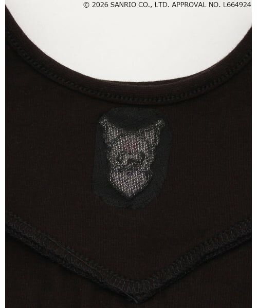 minimal / ミニマル Tシャツ | 【サンリオキャラクターズ/100】肩アキ長袖Tシャツ | 詳細3