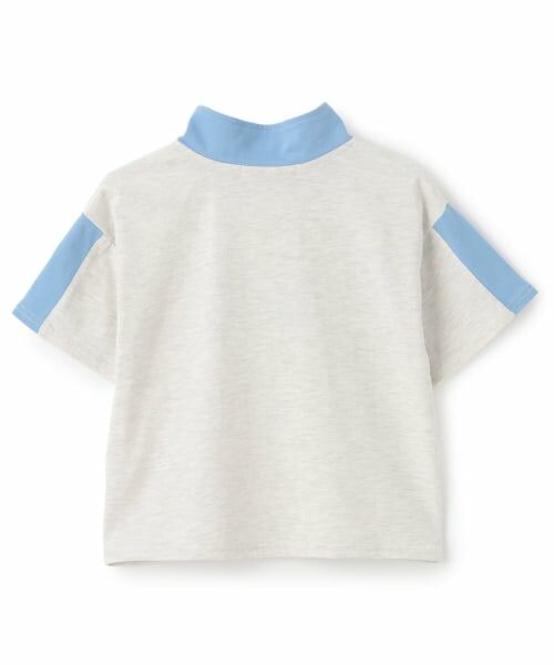 minimal / ミニマル Tシャツ | ハーフジップルーズ半袖Tシャツ | 詳細1