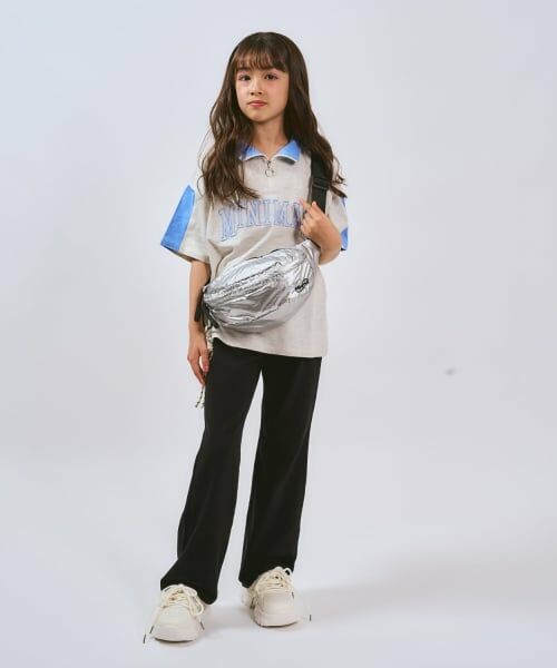 minimal / ミニマル Tシャツ | ハーフジップルーズ半袖Tシャツ | 詳細10