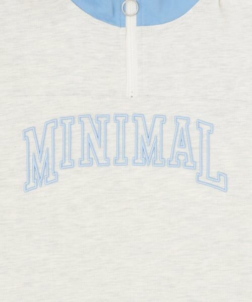 minimal / ミニマル Tシャツ | ハーフジップルーズ半袖Tシャツ | 詳細17