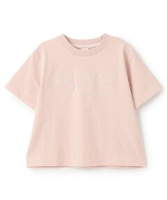 minimal / ミニマル Tシャツ | 【プチプラ】【綿100%】バックハート･ドーナツプリント半袖Tシャツ