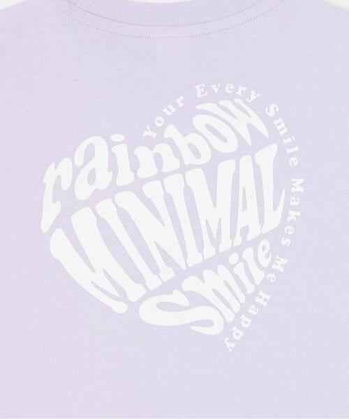 minimal / ミニマル Tシャツ | 【プチプラ】【綿100%】バックハート･ドーナツプリント半袖Tシャツ | 詳細11