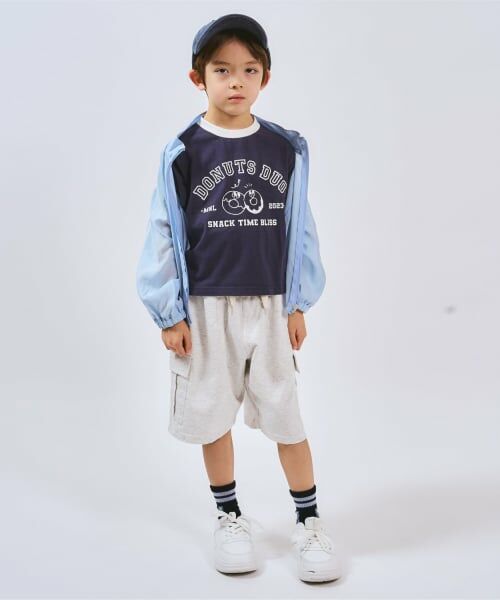 minimal / ミニマル Tシャツ | 【プチプラ】【綿100%】バックハート・ドーナツプリント半袖Tシャツ | 詳細14