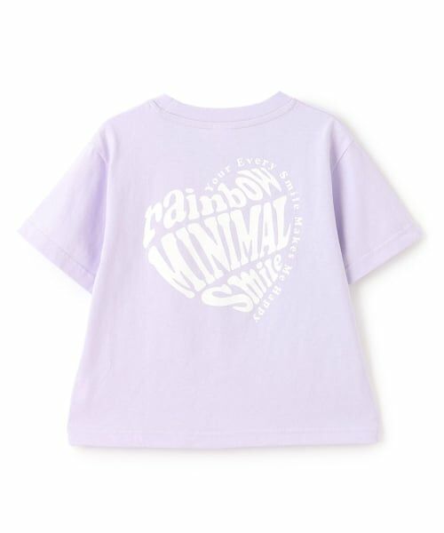 minimal / ミニマル Tシャツ | 【プチプラ】【綿100%】バックハート・ドーナツプリント半袖Tシャツ | 詳細16