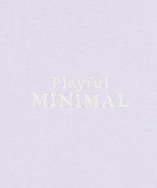 minimal / ミニマル Tシャツ | 【プチプラ】【綿100%】バックハート・ドーナツプリント半袖Tシャツ | 詳細18