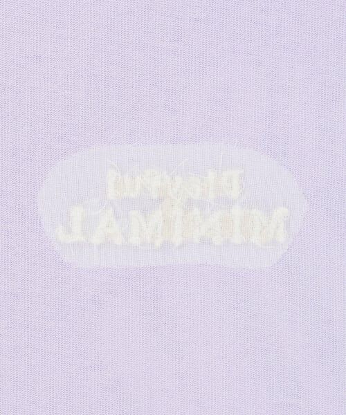 minimal / ミニマル Tシャツ | 【プチプラ】【綿100%】バックハート・ドーナツプリント半袖Tシャツ | 詳細19