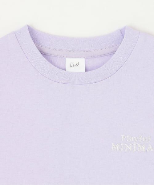 minimal / ミニマル Tシャツ | 【プチプラ】【綿100%】バックハート･ドーナツプリント半袖Tシャツ | 詳細2